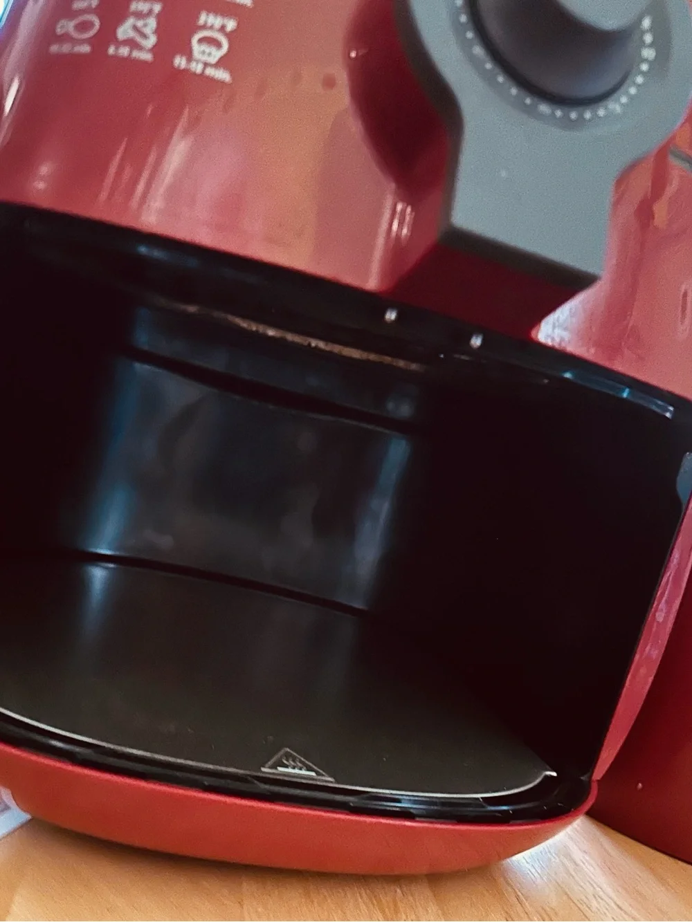 Philips Red and Black Air Fryer